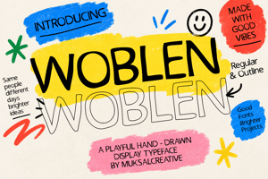 Related font Woblen