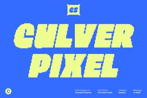 Related font CS Culver Pixel