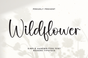 Related font Wildflower