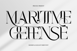 Related font MARITIME DEFENSE