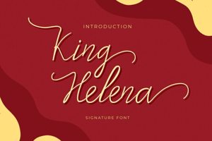 Related font King Helena Elegant Flowing