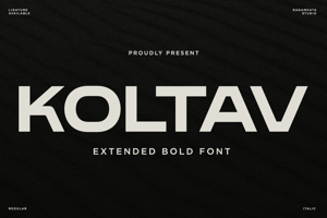 Related font Koltav