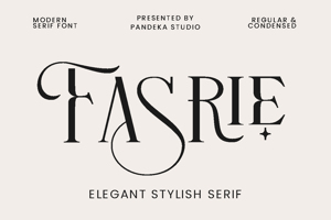 Related font Fasrie