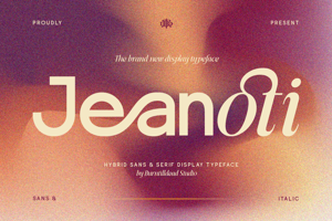 Related font Jeanoti