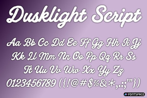Related font Dusklight