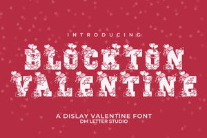 Related font Blockton Valentine