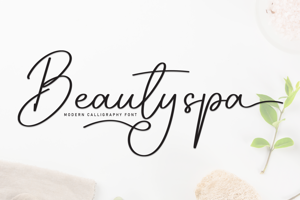 Related font Beautyspa