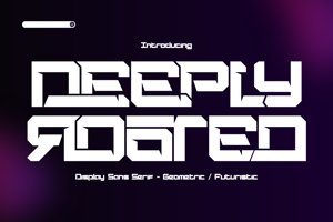 Related font DEEPLY ROOTED