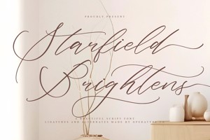 Related font Starfield Brightens