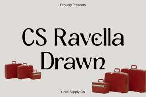 Related font CS Ravella Drawn