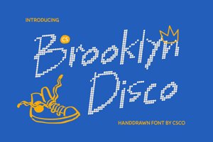 Related font CS Brooklyn Disco