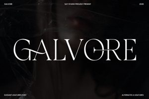 Related font Galvore DEMO