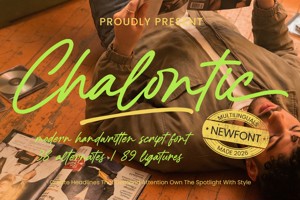 Related font Chalontic