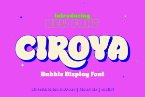 Related font CIROYA Trial