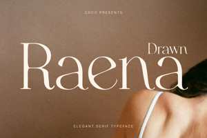 Related font Raena Drawn