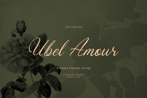 Related font Ubel Amour