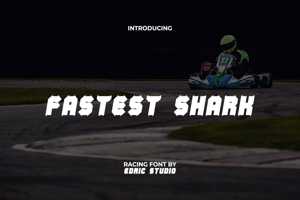 Related font Fastest Shark