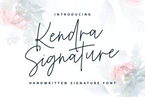Kendra Signature Font