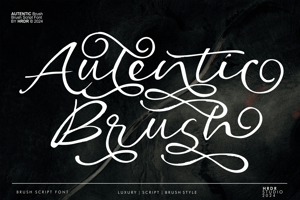 Related font Autentic Brush