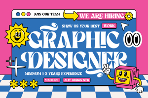 Related font Blode starkly