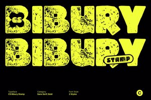Related font CS Bibury Stamp