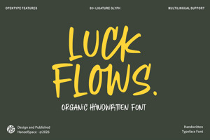 Related font Luck Flows