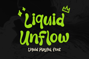 Related font Liquid Unflow