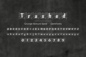 Related font Trashed