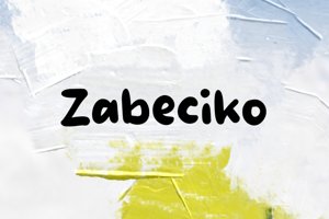 Related font z  Zabeciko