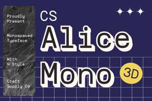 CS Alice Mono 3D