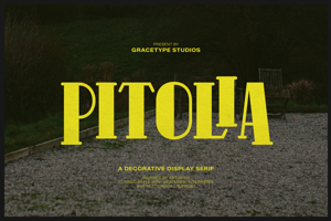 Related font Pitolia