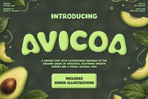 Related font Avicoa