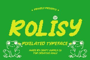 Related font CS Rolisy Pixel