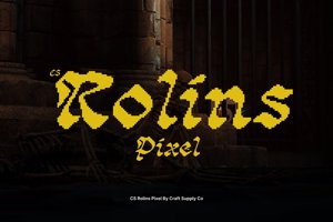 Related font CS Rolins Pixel