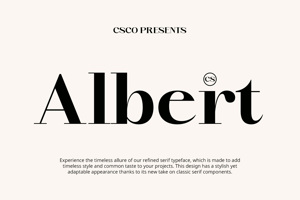 Related font CS Albert