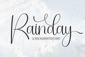 Related font Rainday