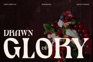 Related font CS Glory Drawn
