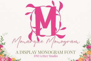 Related font Monarque Monogram