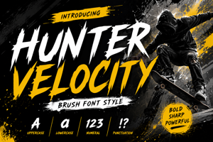 Related font Hunter Velocity
