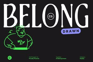 Related font CS Belong Drawn