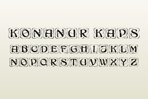 Related font Konanur Kaps
