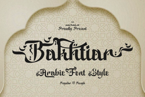Related font Bakhtiar