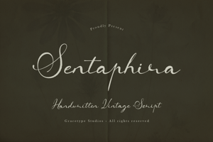 Related font Sentaphira
