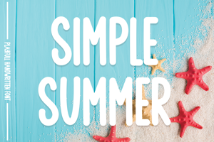 Related font Simple Summer