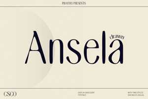 Related font Ansela Drawn