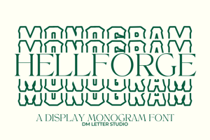Hell Forge Stacked Monogram