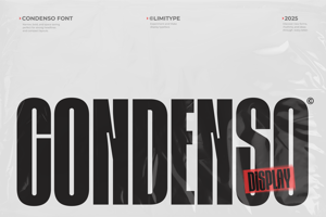 Condenso - Condensed Font