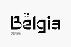 Related font CS Belgia