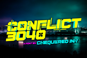 Related font Conflict 3040