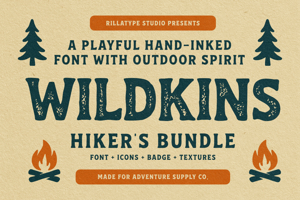 Related font RT Wildkins Stamp